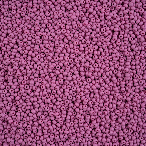 Czech Seed Beads 11/0 apx 24g PermaLux Dyed Chalk Purple Matt image