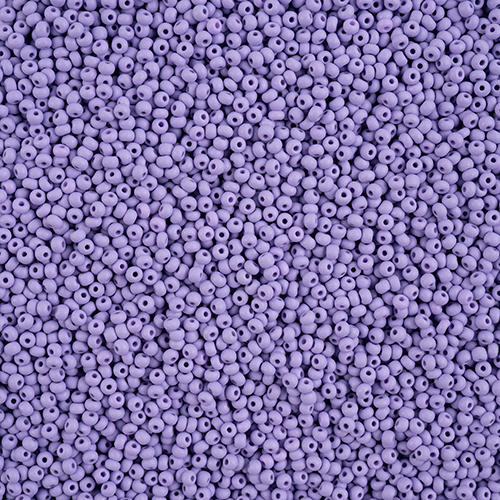 Czech Seed Beads 11/0 PermaLux Dyed Chalk Lavender Matt image