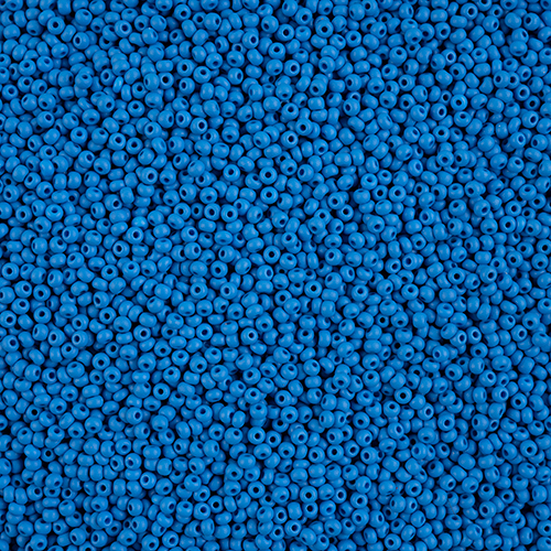 Czech Seed Beads 11/0 PermaLux Dyed Chalk Blue Matt image