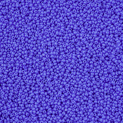 Czech Seed Bead 13/0 Cut Opaque Light Royal Blue Loose image