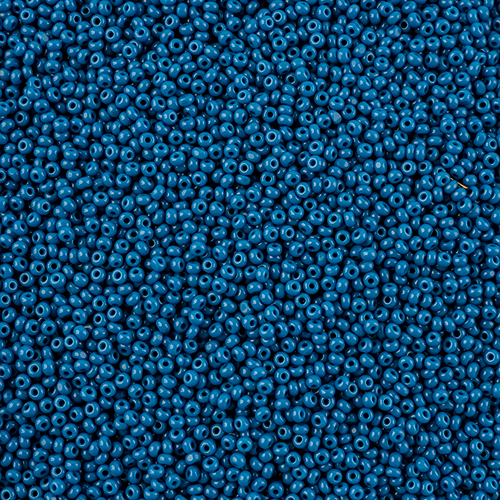 Czech Seed Bead 13/0 Cut 13g vial Opaque Dark Blue image
