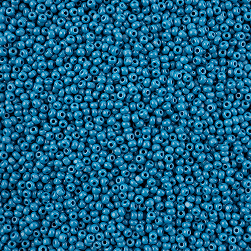 Czech Seed Beads 11/0 Cut apx 13g vial Opaque Dark Blue image