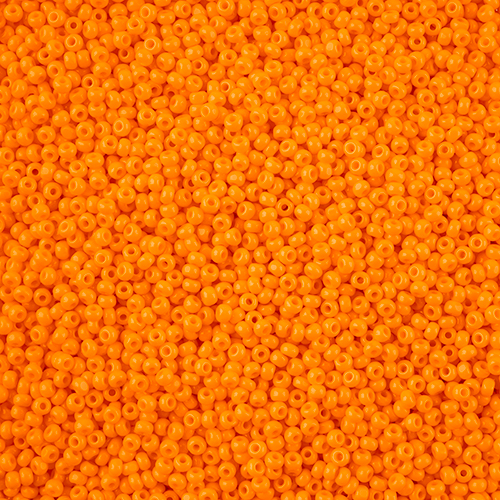 Czech Seed Bead 11/0 Cut Opaque Light Orange image
