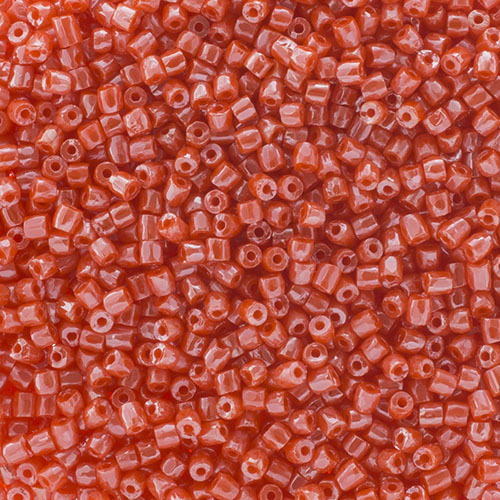 Czech Seed Beads3Cut 9/0 Opaque Dark Orange Loose image