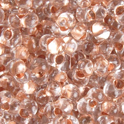Czech Bow Beads (Farfalle)-Cut 2x4mm Crystal Copperlined image