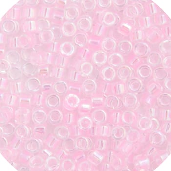Miyuki Delica 11/0 50g Bag Pink AB Lined-Dyed image