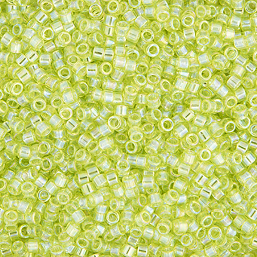 Miyuki Delica 11/0 50g Bag Chartreuse Transparent AB image