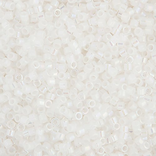 Miyuki Delica 11/0 50g Bag White Opal AB image