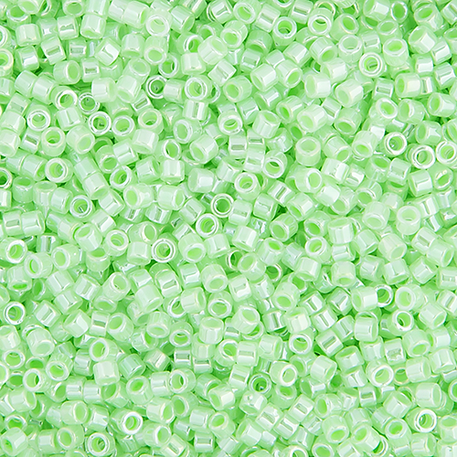 Miyuki Delica 11/0 250g Bag Light Crystal Green Ceylon image