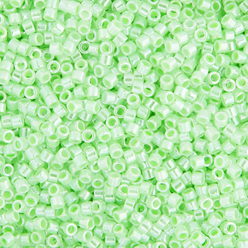Miyuki Delica 11/0 50g Bag Light Crystal Green Ceylon image