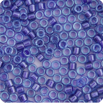 Miyuki Delica 11/0 5.2g Vial Aqua Amethyst Lined-Dyed image