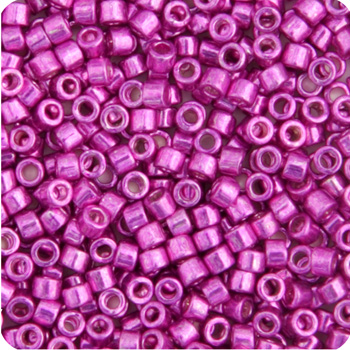 Miyuki Delica 11/0 50g Bag Hot Pink Opaque Glavanized-Dyed image