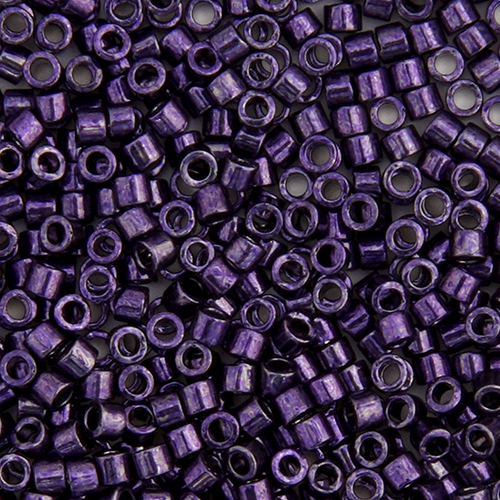 Miyuki Delica 11/0 250g Bag Dark Purple Opaque Nickel Plated image
