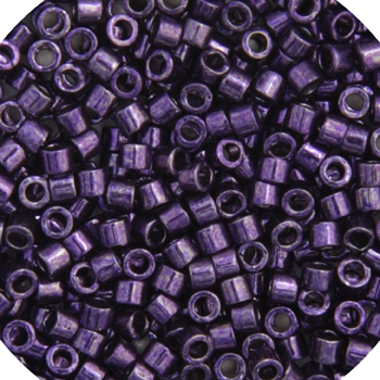 Miyuki Delica 11/0 5.2g Vial Dark Purple Opaque Nickel Plated image