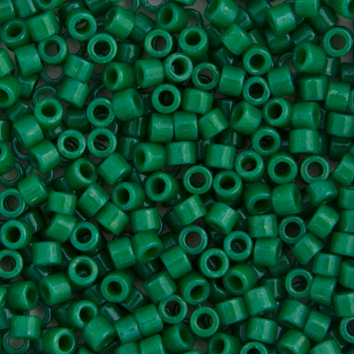 Miyuki Delica 11/0 50g Bag Green Jade Opaque Dyed image
