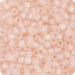 Miyuki Delica 11/0 50g Bag Pink Mist Transparent AB Matte image