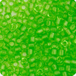 Miyuki Delica 11/0 250g Bag Green Lime Transparent image