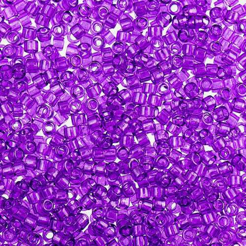 Miyuki Delica 11/0 250g Bag Violet Transparent Dyed image