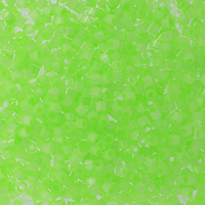 Miyuki Delica 11/0 250g Bag Mint Green Silk Inside Dyed image