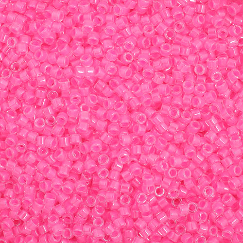 Miyuki Delica 11/0 5.2g Vial Light Pink Luminous Neon Color image