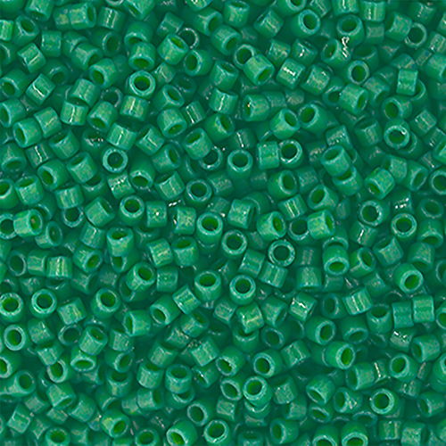 Miyuki Delica 11/0 250g Bag Duracoat Opaque Dyed Emerald Green image