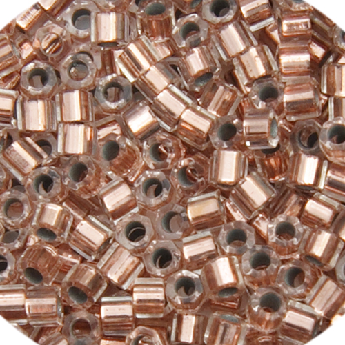 Delica 11/0 Cut Copper Crystal Lined image