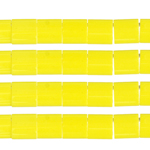 Miyuki TILA Bead 5x5mm 2 Hole Lemond Yellow Opaque image