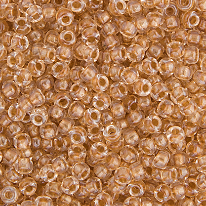 Miyuki Seed Bead 6/0 apx.22g Crystal Sparkling Metallic Gold Lined image