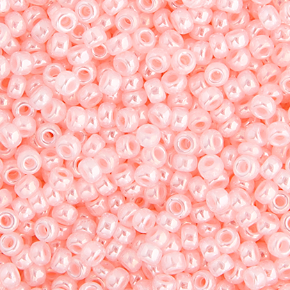 Miyuki Seed Bead 6/0 apx.22g Light Crystal Pink image