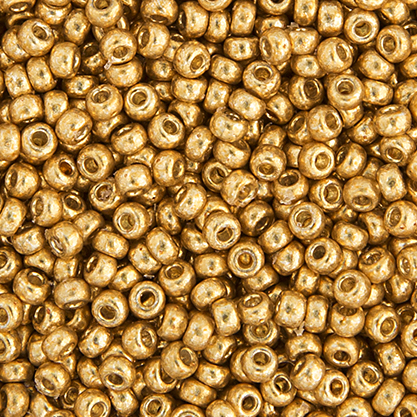 Miyuki Seed Bead 6/0 Duracoat Galvanized Gold image
