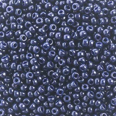 Miyuki Seed Bead 11/0 Indigo Navy Blue Dyed Duracoat image