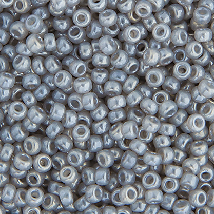 Miyuki Seed Bead 15/0 apx.22g Silver Grey Ceylon image