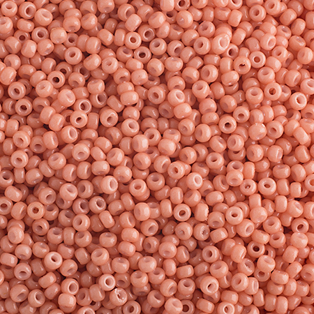 Miyuki Seed Bead 15/0 apx.22g Medium Salmon Pink Opaque Duracoat image