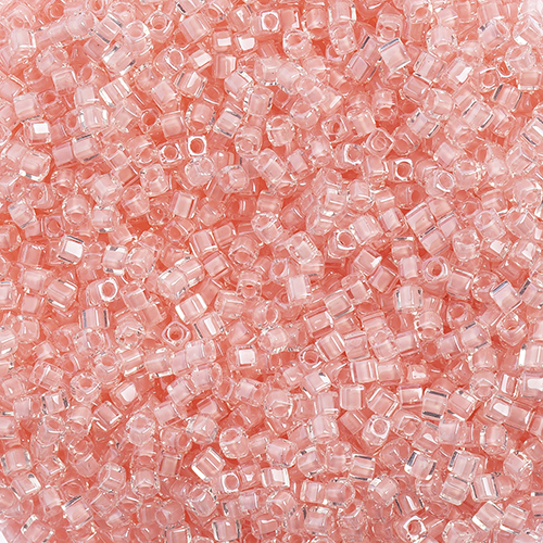 Miyuki Square/Cube Beads 1.8mm Coral Luster image