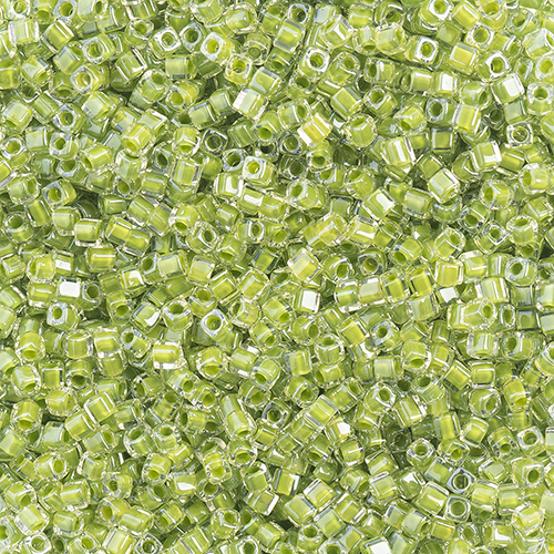 Miyuki Square/Cube Beads 1.8mm Grass Green Luster image