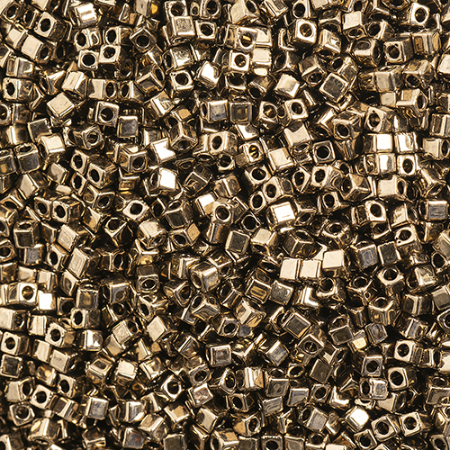 Miyuki Square/Cube Beads 1.8mm Bronze Opaque Metallic image