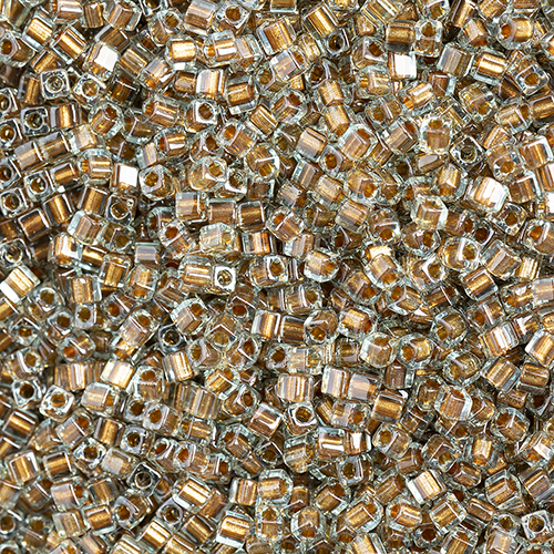 Miyuki Square/Cube Beads 1.8mm Peanut Luster image