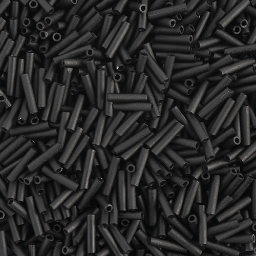 Miyuki Slender Bugle 1.3x6mm Black Matte image