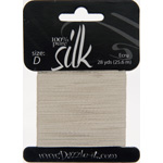 Dazzle-It Silk Bead Thread D (5.9lbs) Ecru 28yds image