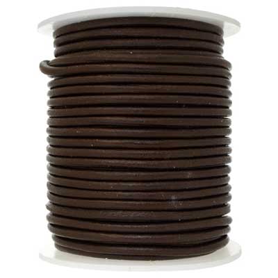 Dazzle-It Genuine Leather Cord 3mm Brown image