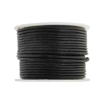 Dazzle-It Genuine Leather Cord 1.5mm Black Spool image