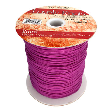 Lovely Knots/Knotting Cord 2mm 180yds Cardinal Purple image