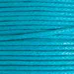 COTTON WAX CORD 1.0mm ROUND TURQUOISE image