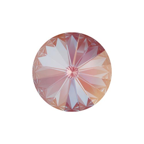 Swarovski Stones 1122 Rivoli 12mm Crystal Lotus Pink Delite 6pcs image
