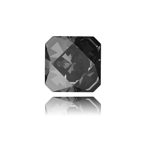 Swarovski Stones 4499 Square 10mm Silver Night Crystal 48pcs un-foiled image