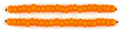 Czech Seed Bead 11/0 Cut Opaque Light Orange Strung image